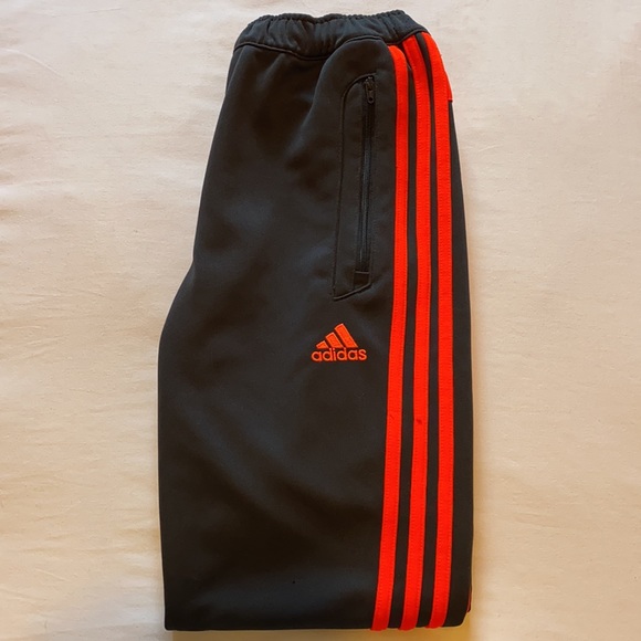 Adidas Track Pants/Joggers - Red and Navy Blue - Picture 3 of 7